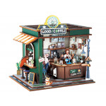 3D drevené puzzle – Kaviareň